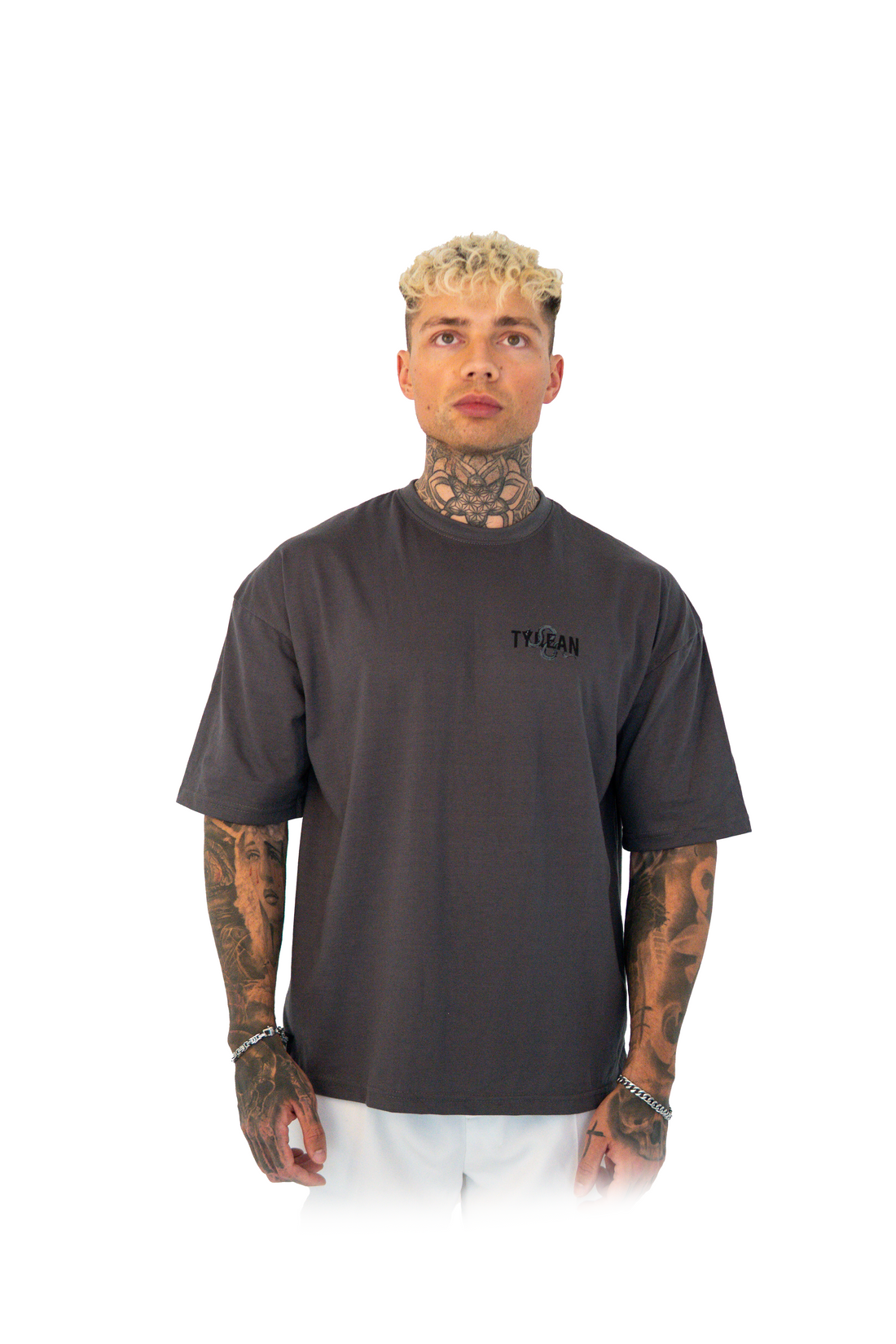 Black Snake Grey Shirt