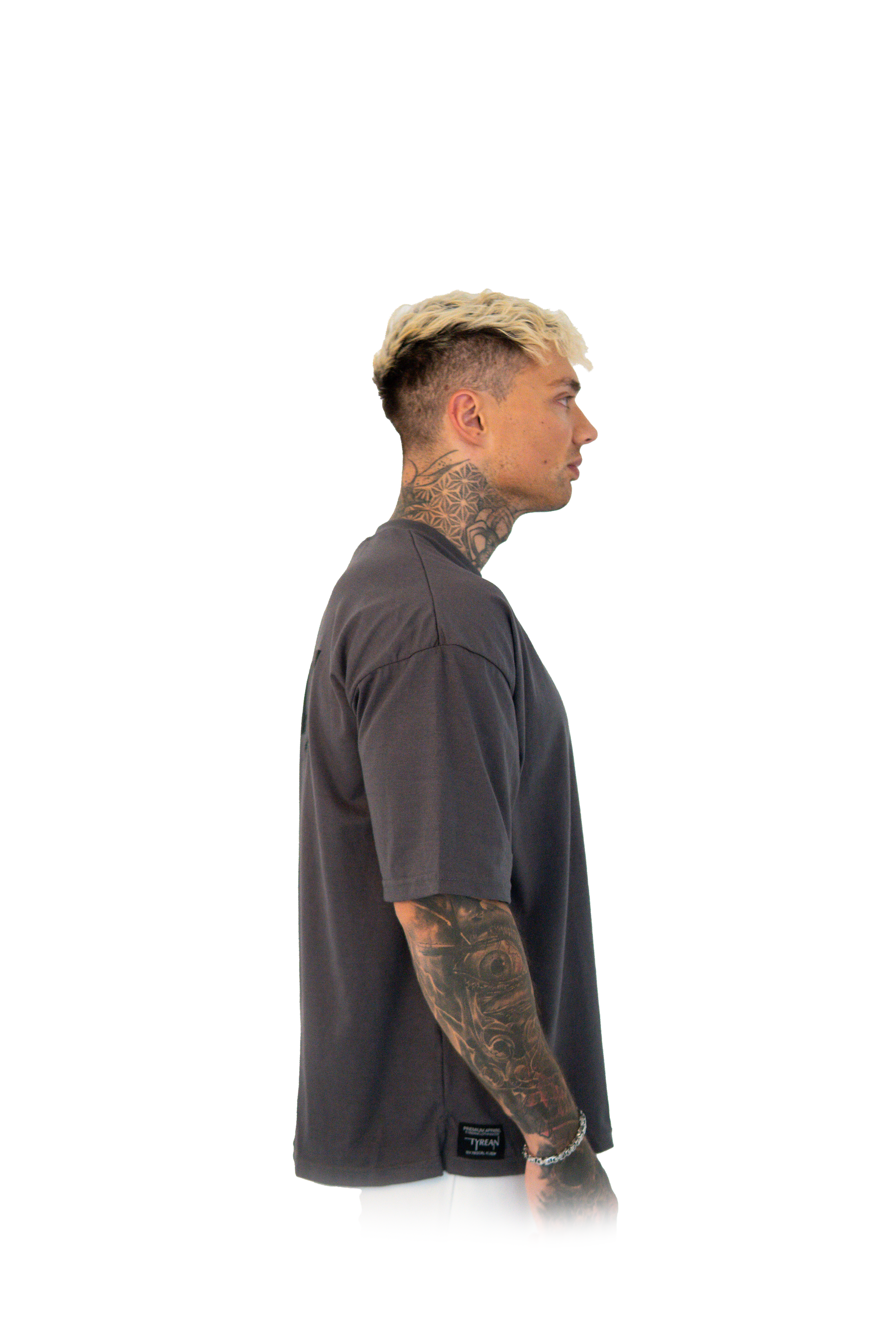 Black Snake Grey Shirt