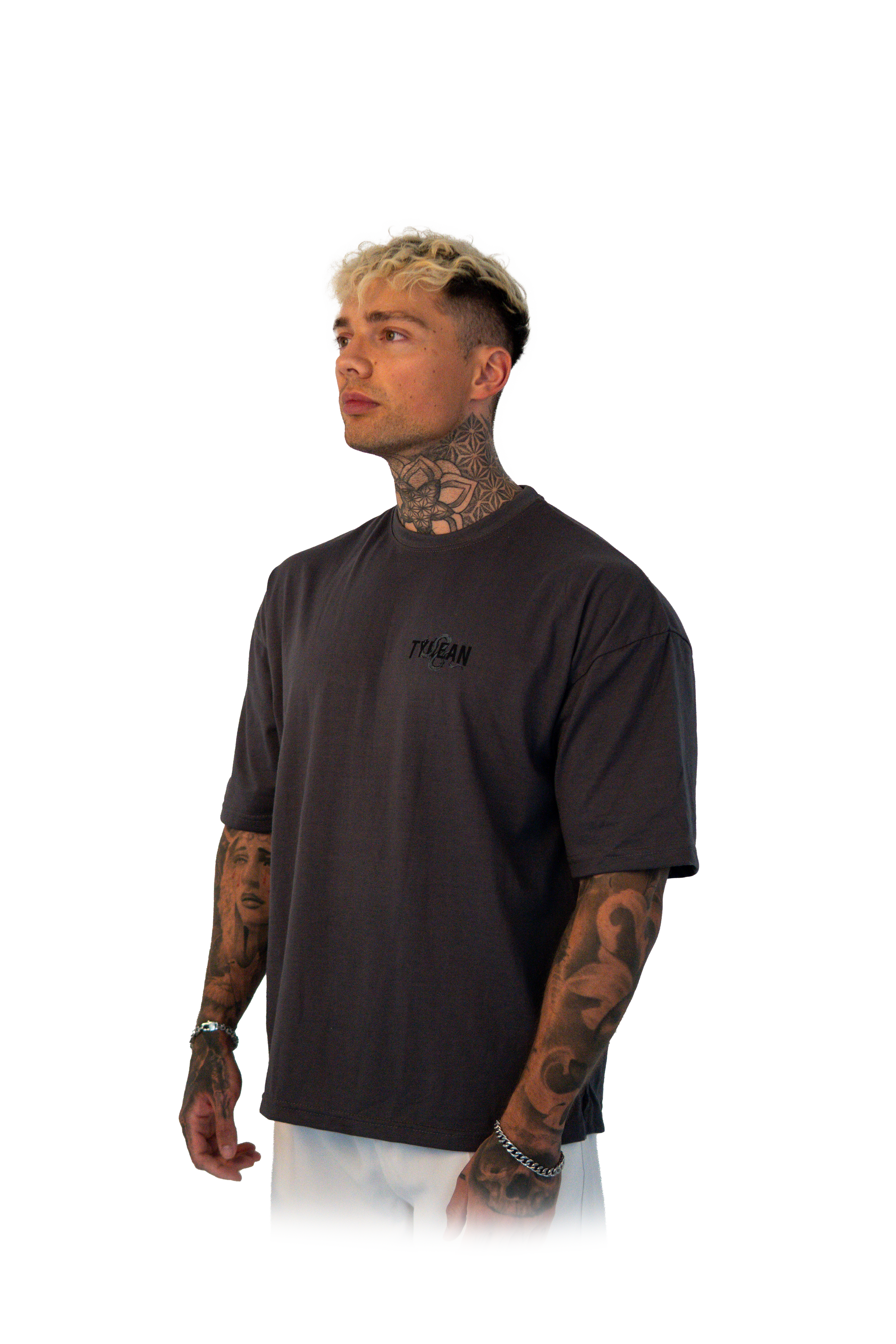 Black Snake Grey Shirt