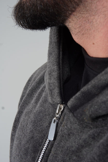 Washed Black Ziphoodie