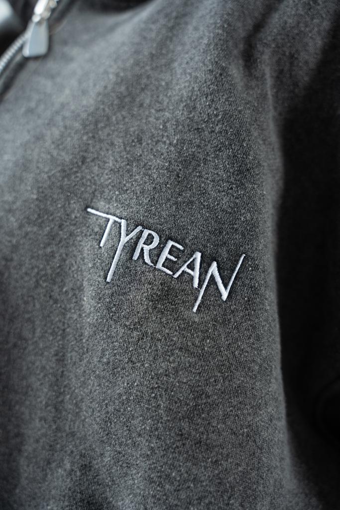 Washed Black Ziphoodie