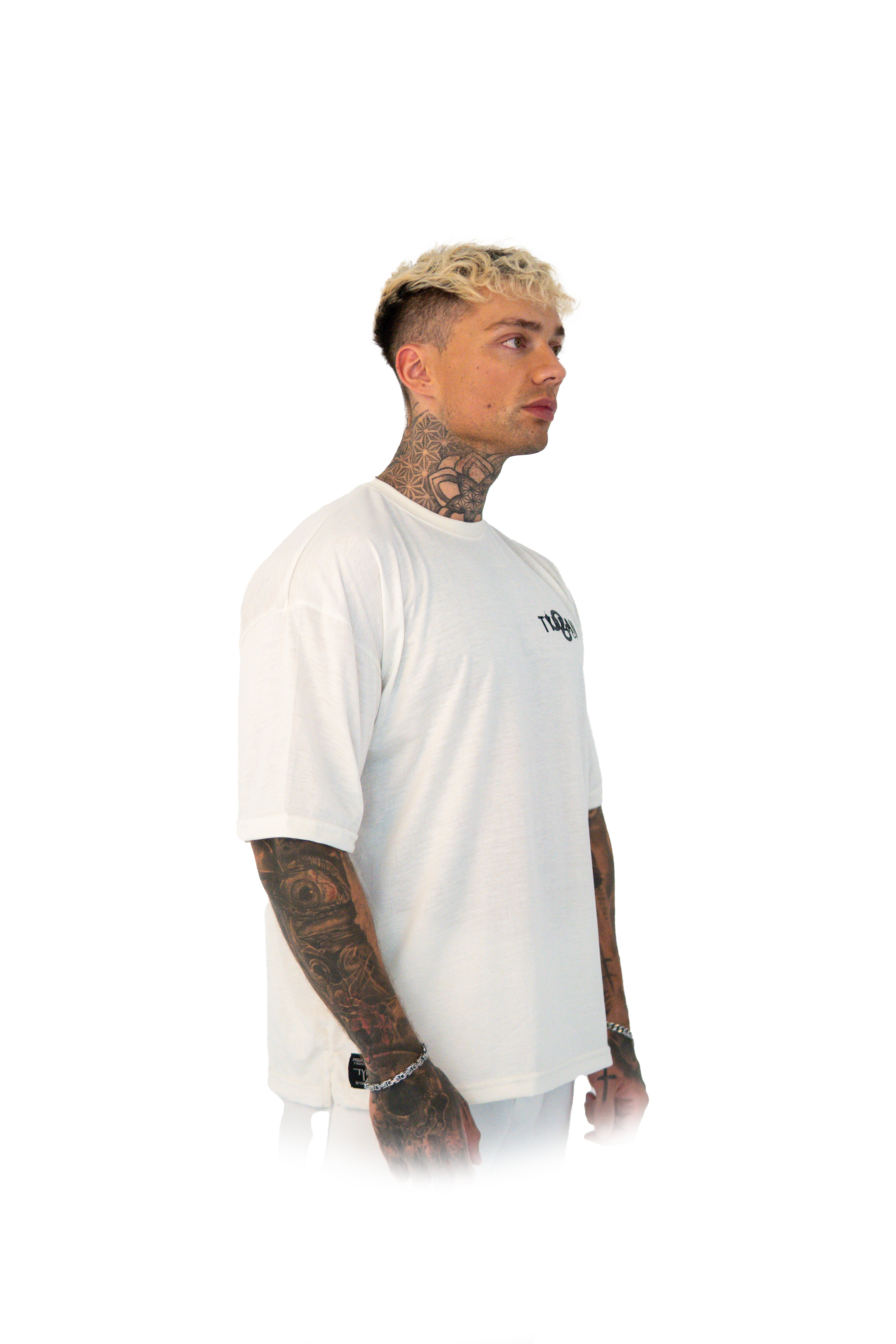 Black Snake White Shirt
