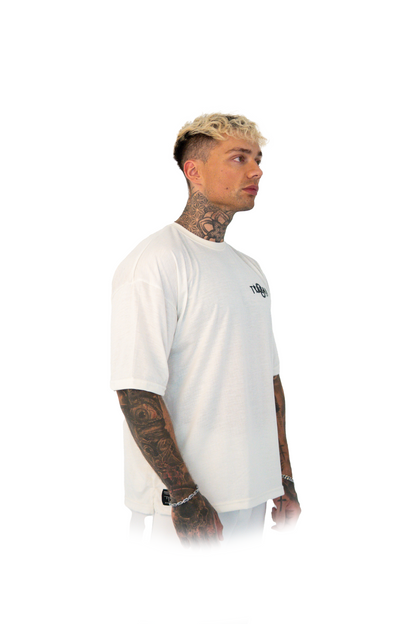 Black Snake White Shirt