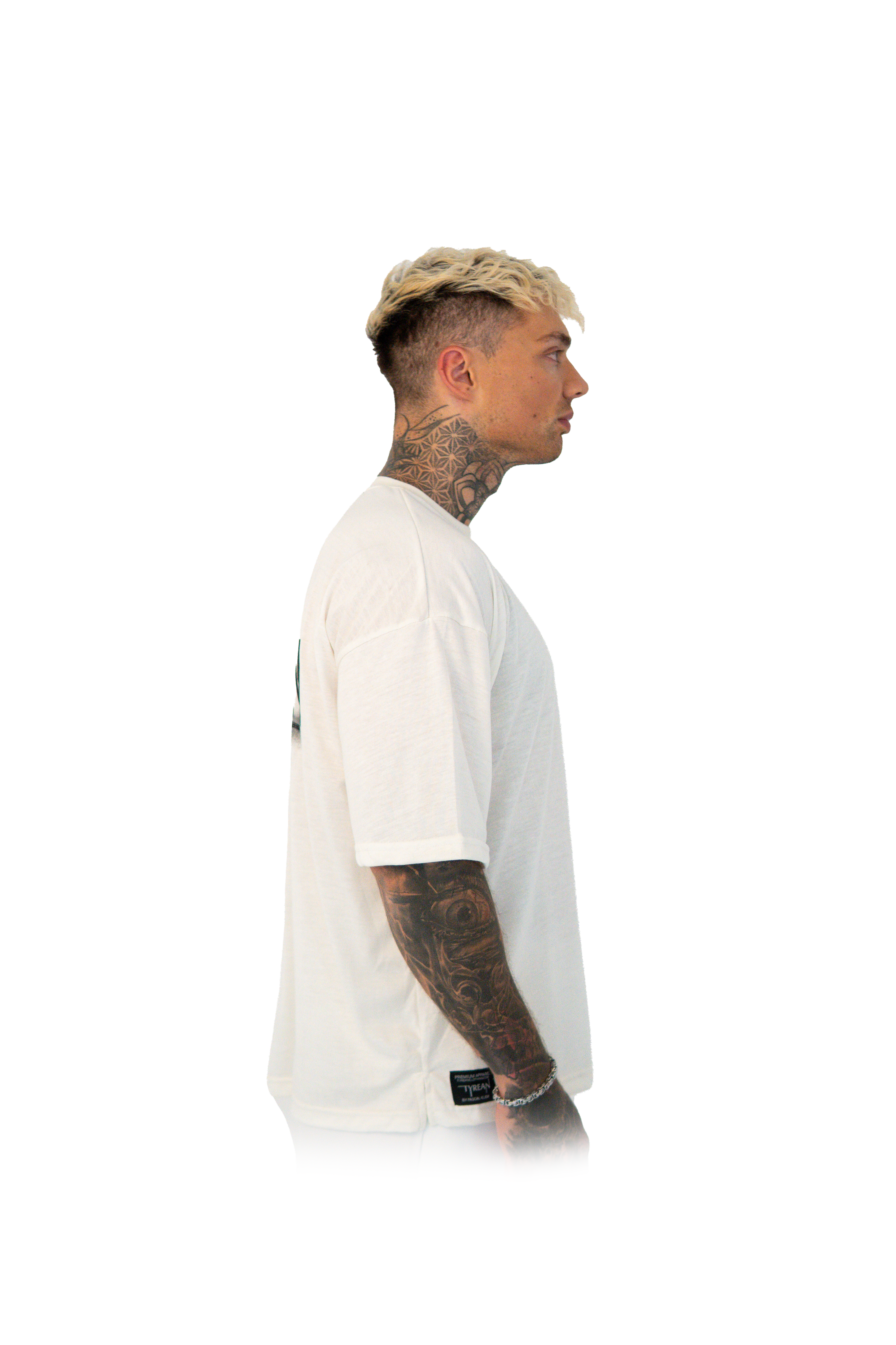 Black Snake White Shirt
