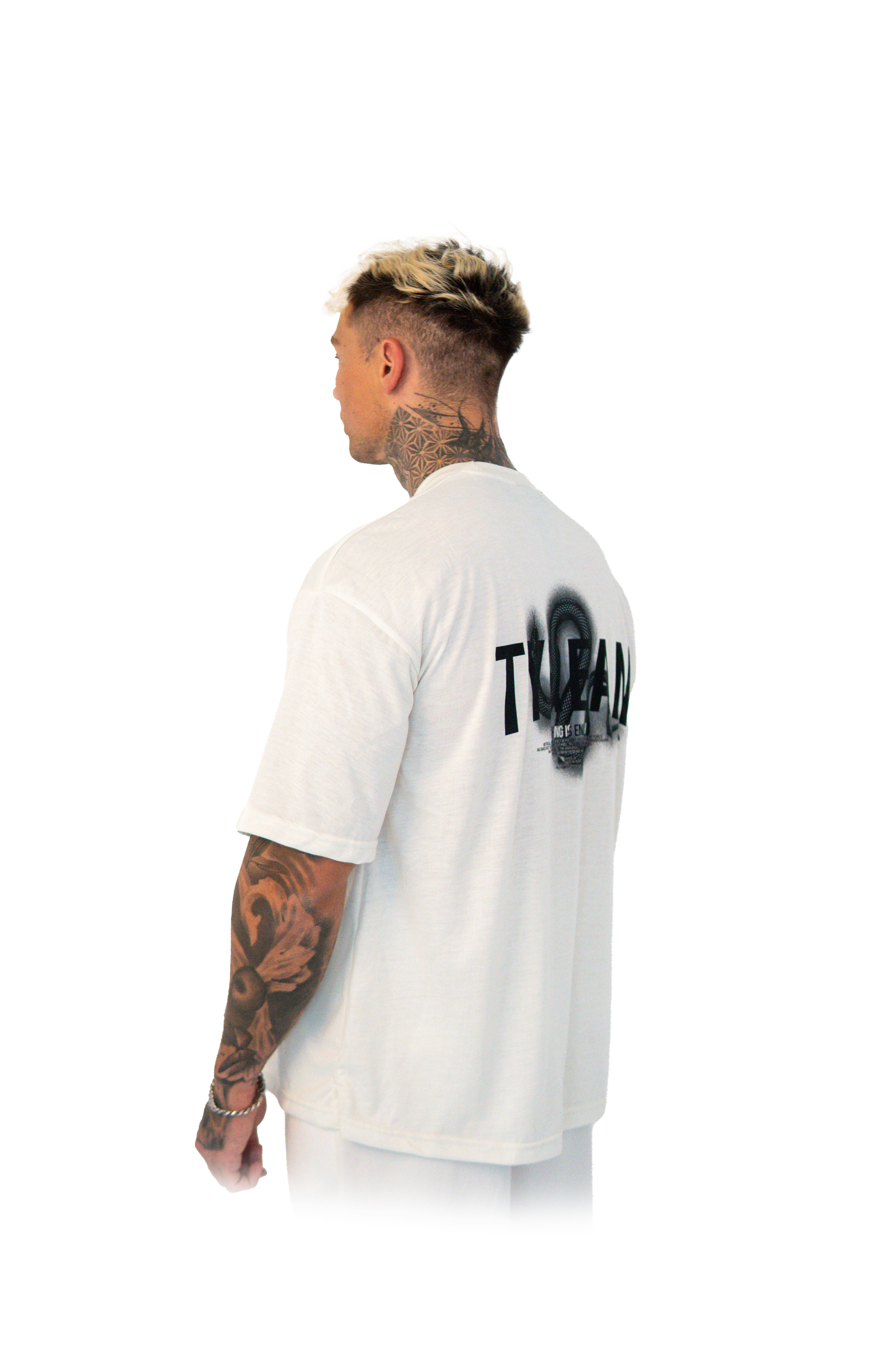 Black Snake White Shirt