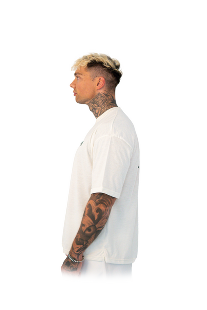 Black Snake White Shirt