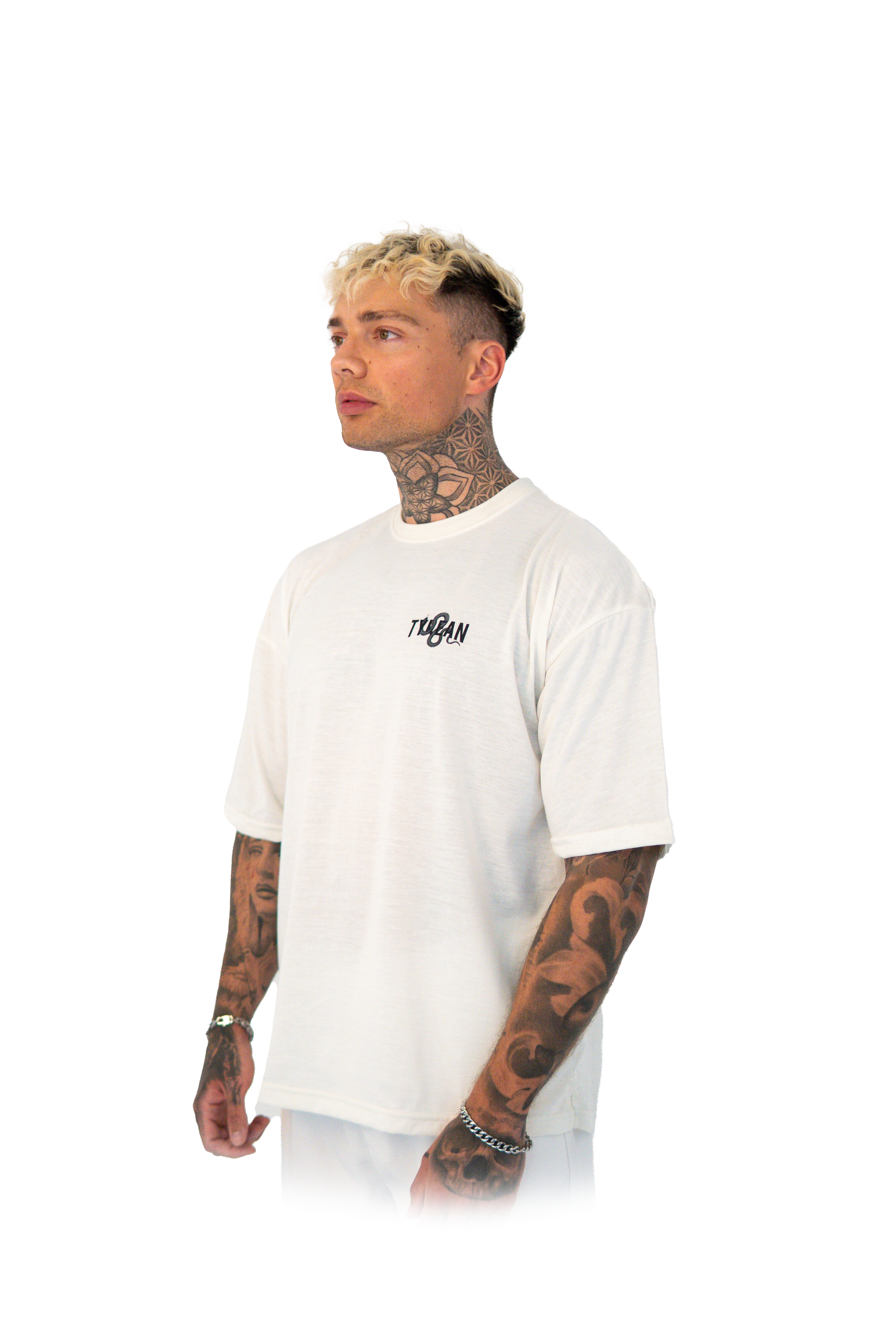 Black Snake White Shirt